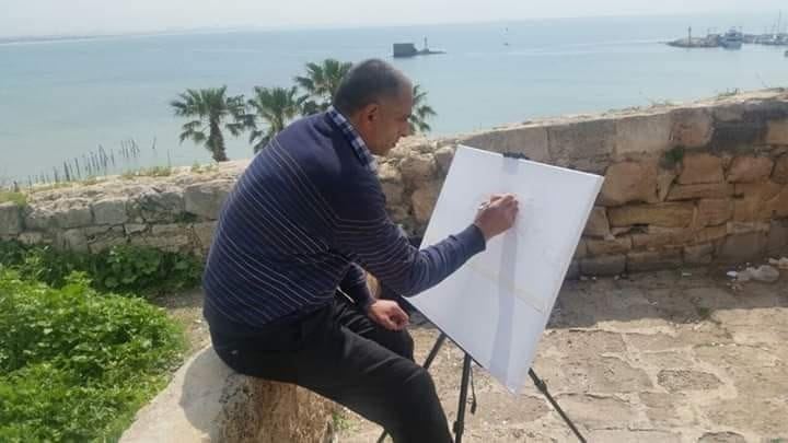 انطبعات الرسام والفنان الفلسطيني سليم السعدي